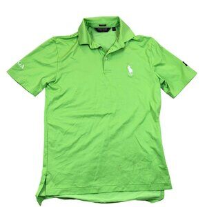 Polo Ralph Lauren Mens Polo Shirt Small Golf Performance Top Short Sleeve Green